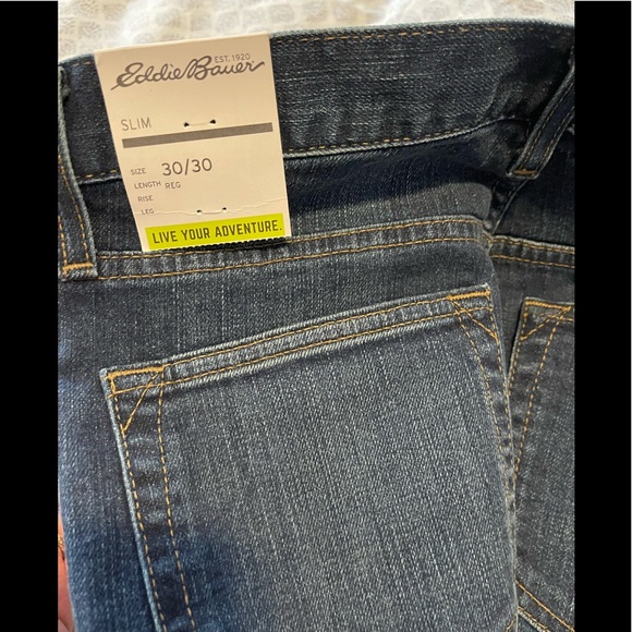 Eddie Bauer Mr Flex Supersoft Flex Jeans NWT - Picture 7 of 8